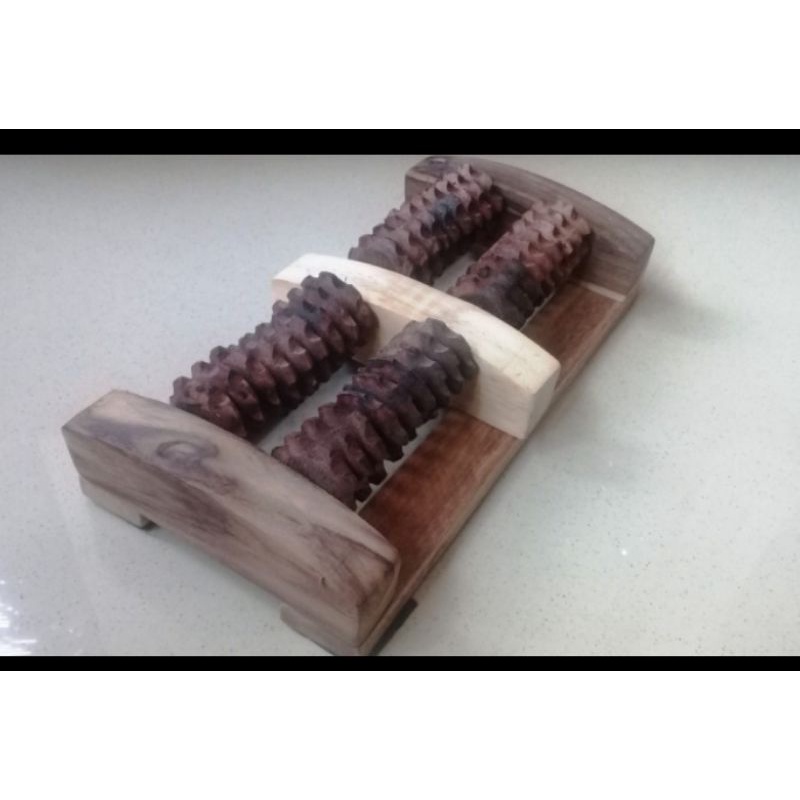 Alat Pijat Kaki Refleksi Dari Kayu Roll - Pijat kayu - Pijat roll kaki