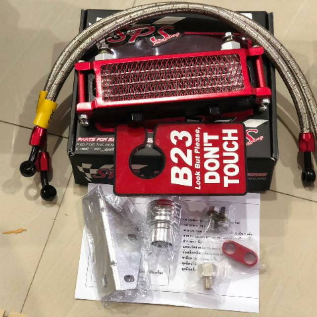 Oil coolers matic honda beat scoopy sps racing pendingin mesin bore up full set red