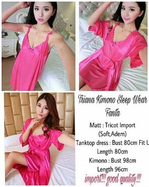 { THABI } JN JAPANESEE KIMONO SLEEPWEAR / BAJU TIDUR KIMONO / BAJU TIDUR KIMONO WANITA / PIYAMA / BA