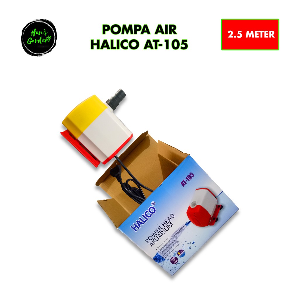 Pompa air untuk hidroponik HALICO AT-105 ( 2,5 meter )