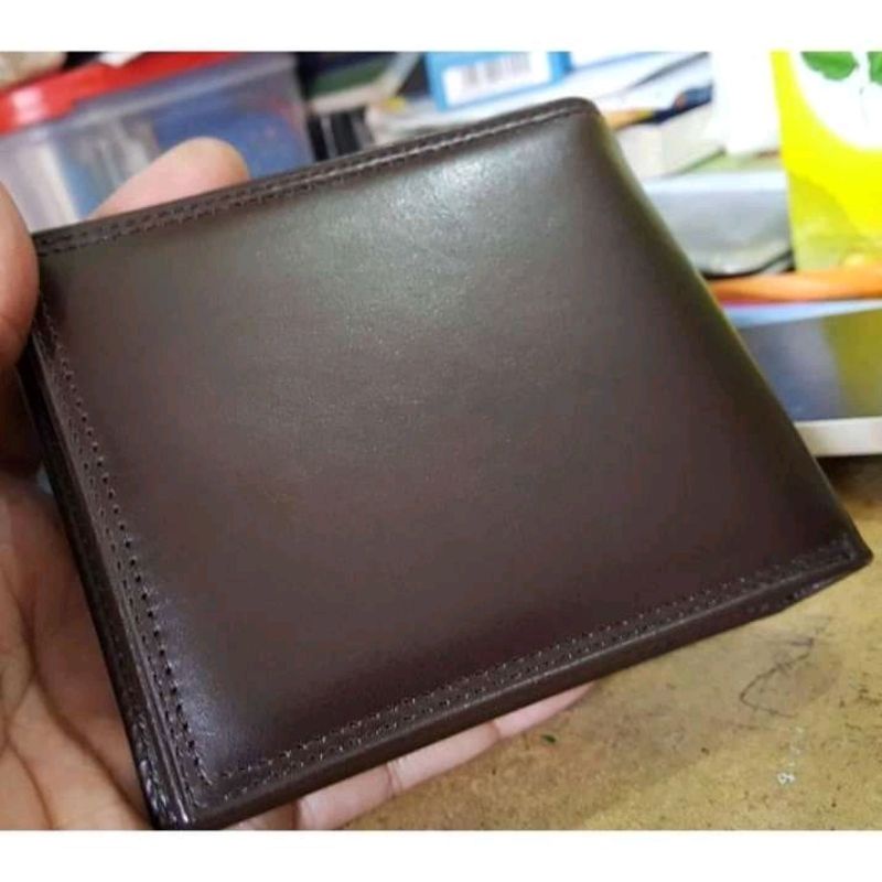 Dompet Kulit Asli Pria Dompet Kulit Domba New Elegant Dompet Anti Api