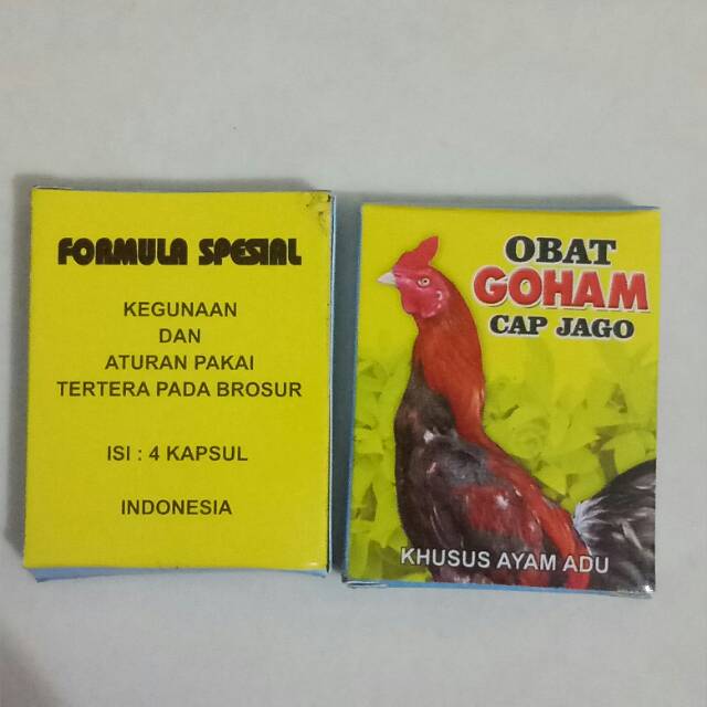 Formula Goham Ayam Cap Jago / Obat Goham Ayam