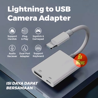 Lightning to USB 3 Camera Adapter Converter OTG Support Hard Disk HDD