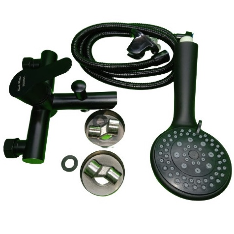 KRAN KERAN BAKIP SET BERKUALITAS/KRAN AIR PANAS DINGIN BATHUB SHOWER/Kran Bakip Air Panas Dingin Keran Bathtub Shower Mixer Fiotini Black