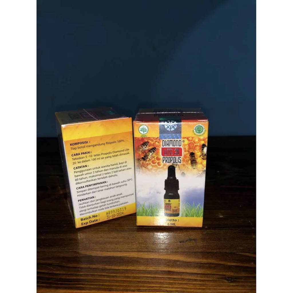 Propolis Diamond Lite 20 eceran perbotol new zeland 100% Asli