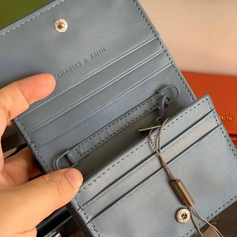 10.10 SALE | CK Snap Button Mini Short Wallet