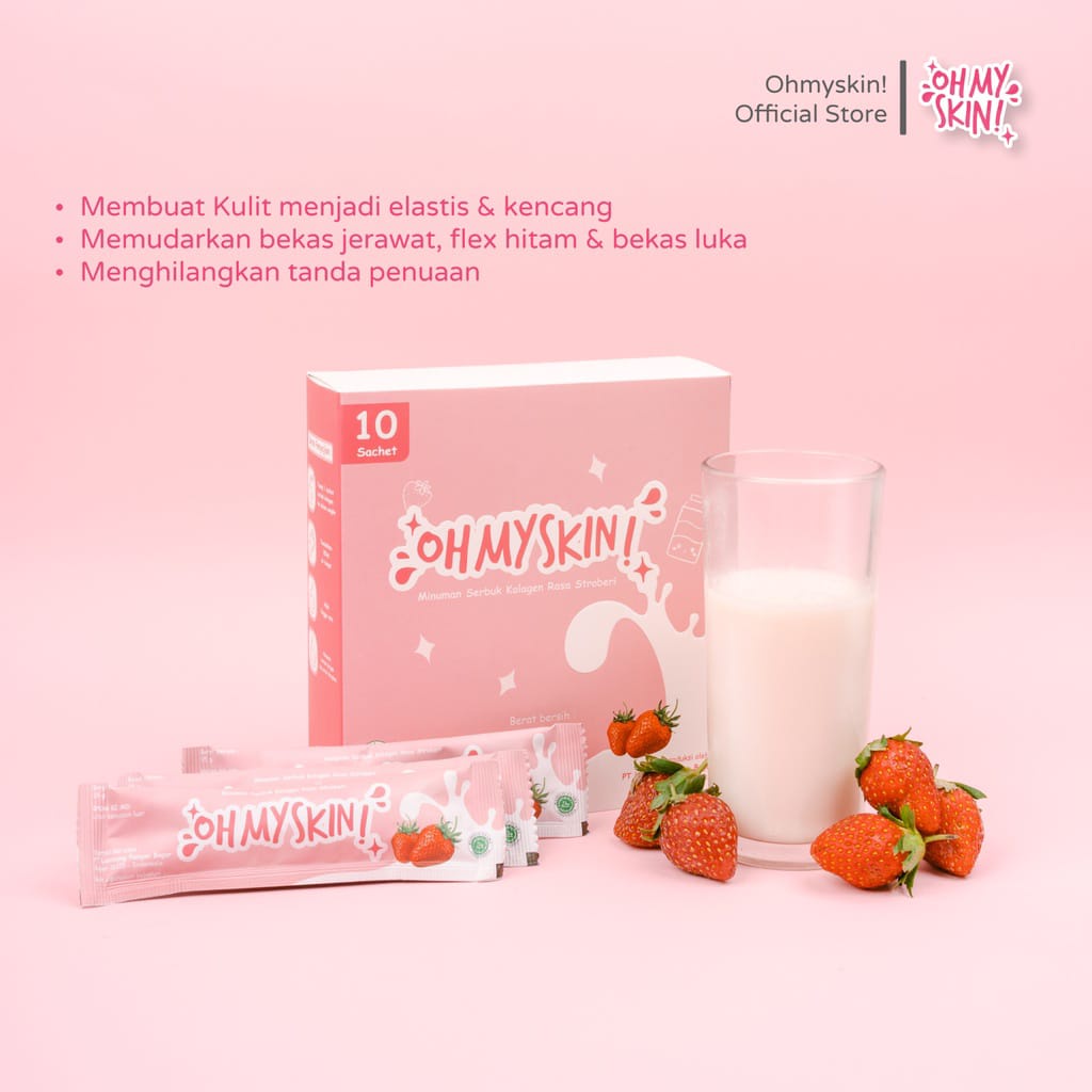 COLLAGEN DRINK OHMYSKIN MINUMAN SUPLEMEN KOLAGEN OHMYSKIN OH MY SKIN