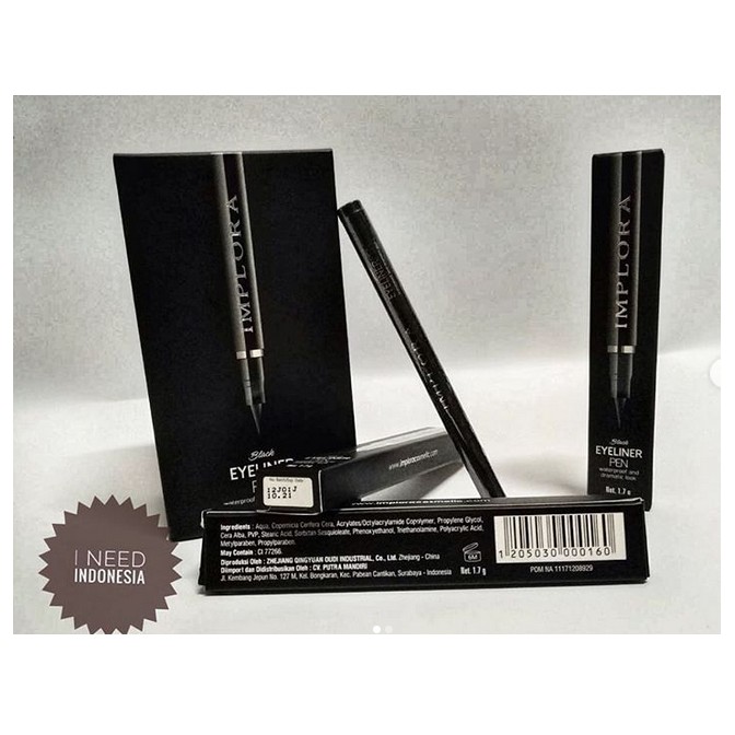 (INEED) Implora Eyeliner Pen - Eye Liner Implora Spidol (TERBARU)