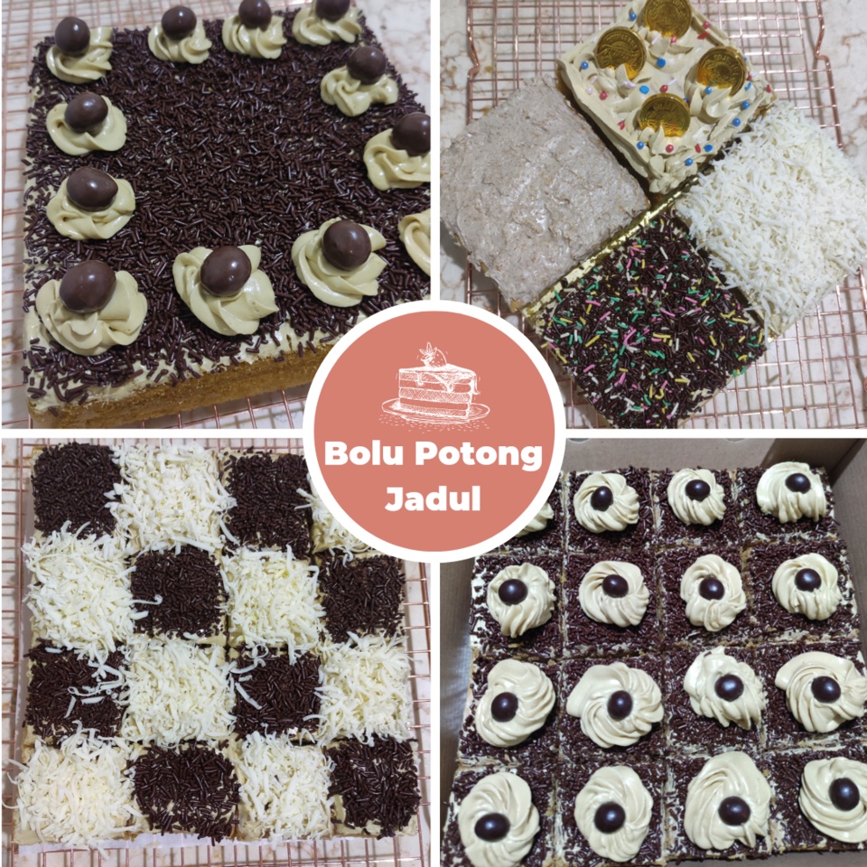 

BOLU JADUL - CAKE POTONG - COKLAT MEISES - KEJU - CHOCO CRUNCHY