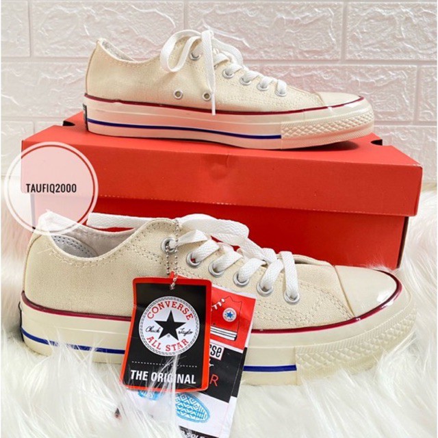 TERLARIS!! Sepatu Converse All Star 70s EGRET BNIB Pria Wanita