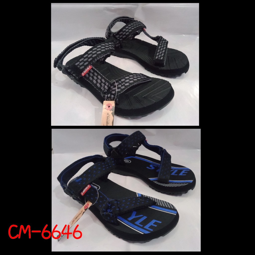 6646  htm/abu dan htm/biru sandal gunung adrenaline ser 33-37