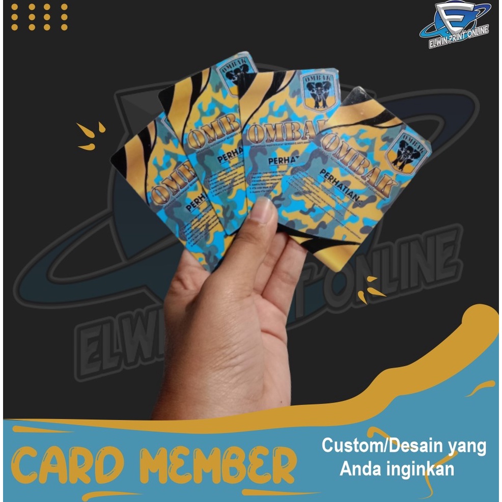 

PRINT CETAK ID CARD / NAME TAG / MEMBER CARD / KARTU PELAJAR CETAK 2 SISI UV FULL COLOUR BAHAN PVC