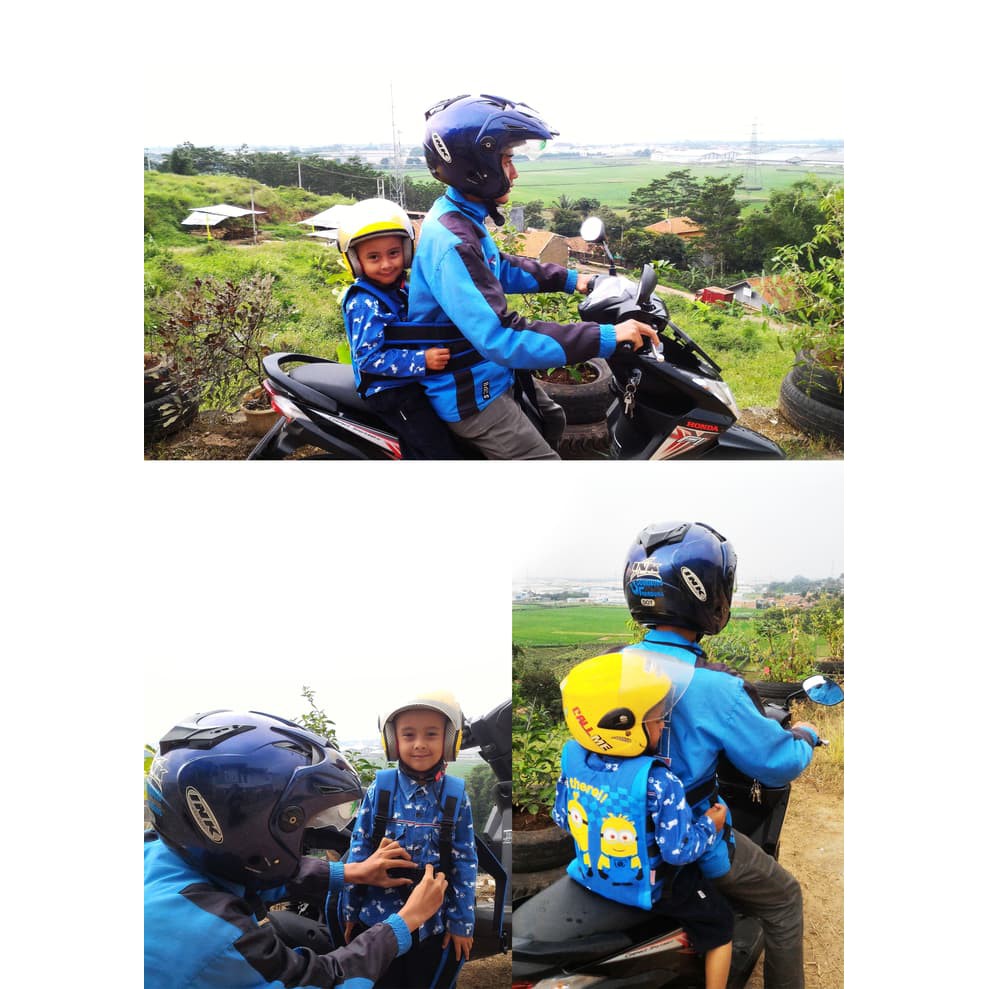 Sabuk Bonceng Anak, Sabuk Bonceng Motor - Pokemon (GRATIS GOODIE BAG)