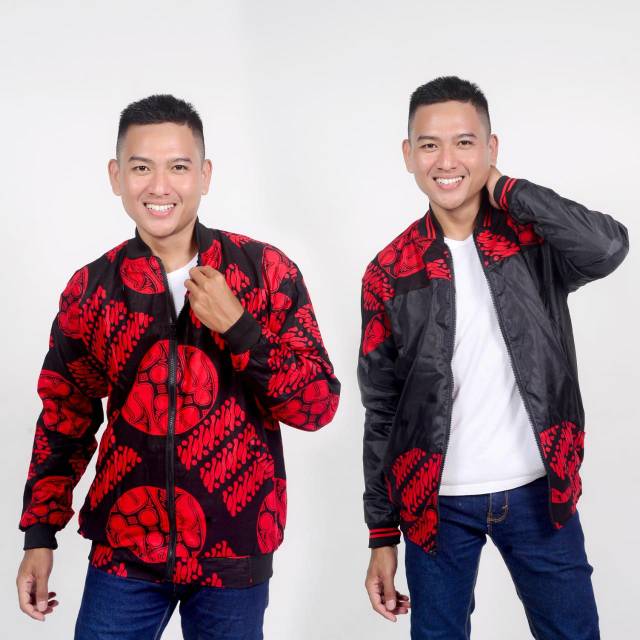 JAKET PRIA BOLAK BALIK MURAH OUTERWEAR BATIK PRIA MURAH MODERN TERBARU