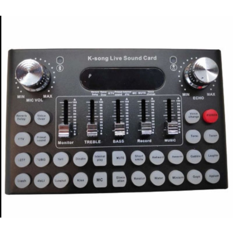 Mixer USB Sound Card Amplifier Live Broadcast Recording Special Effect