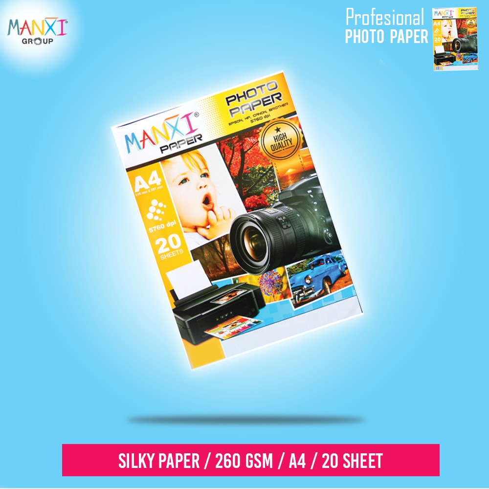 

Kertas Photo Silky 260 GSM
