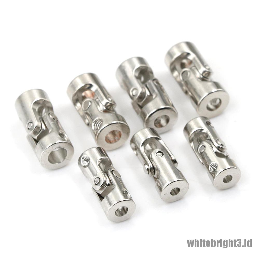 (white3) Sambungan Gimbal Coupling Universal Bahan Metal Untuk RC Kapal