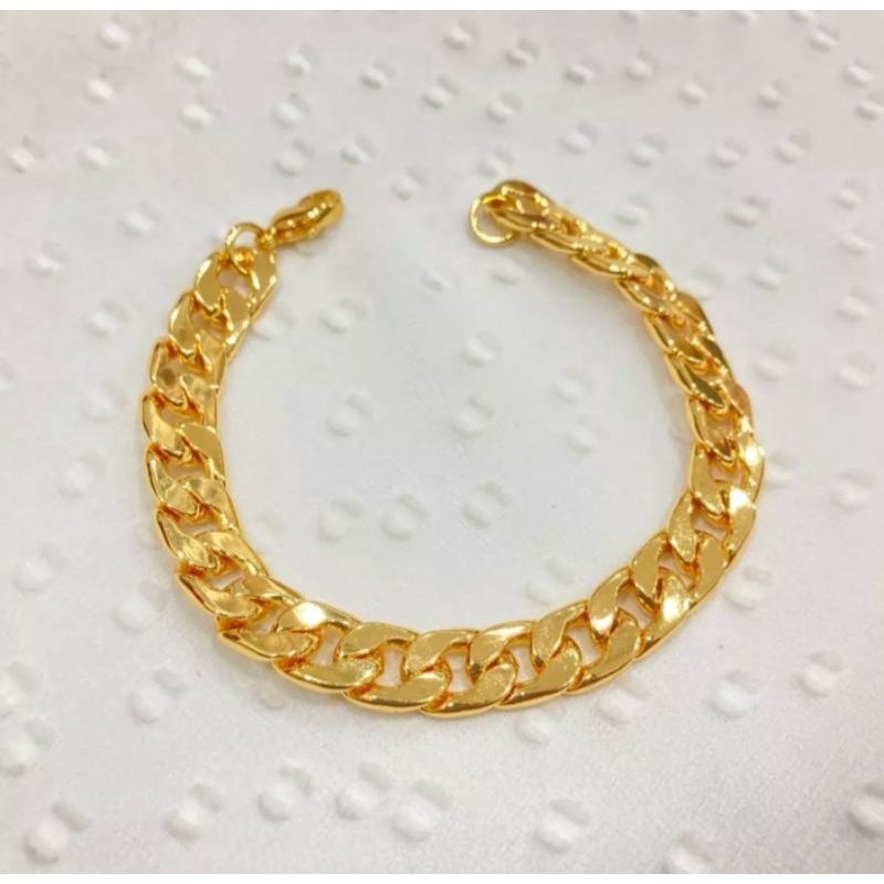 Gelang Ramte Wanita Dewasa Anti karat Gold Murah Cantik Elegan