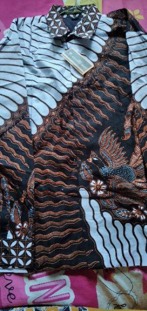Benang Raja Kemeja Batik Pria Lengan Panjang Ukuran Jumbo 2xl 3xl 4xl 5xl