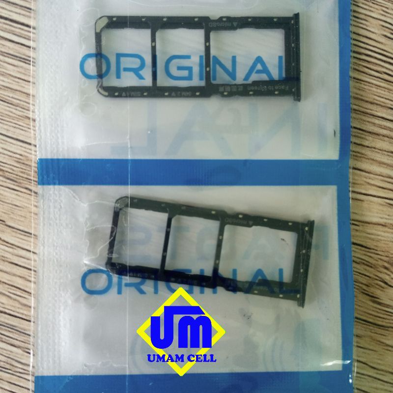 sim tray simlock oppo f9/a35 hitam