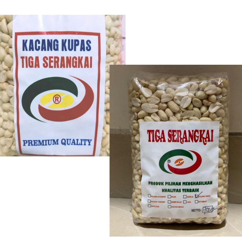 

Kacang Tanah Kupas Mentah 61/71 (kecil-sedang) 700 gr