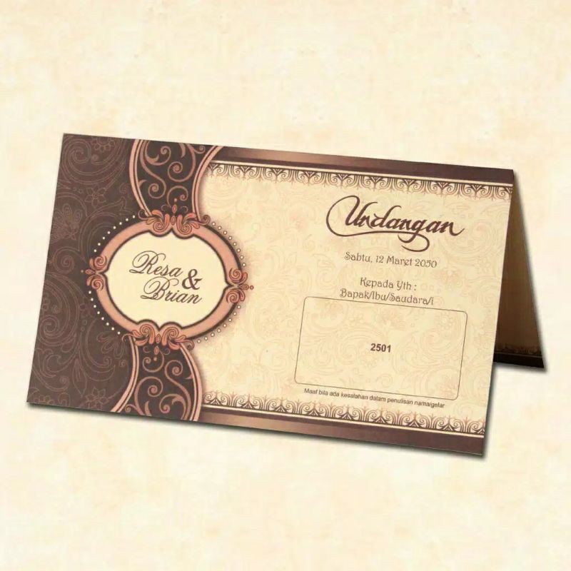 Blangko Undangan Erba 88201