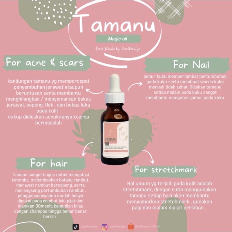 [READY] TAMANU OIL BY PEARLBEAUTY