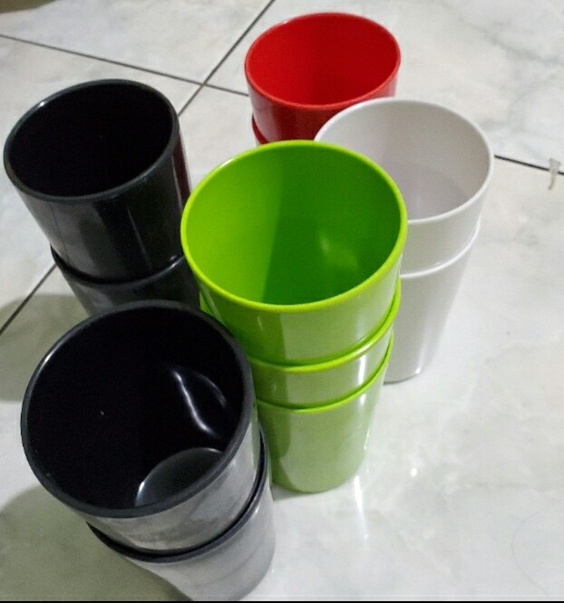 Gelas Minimalis Melamin Original L Murah