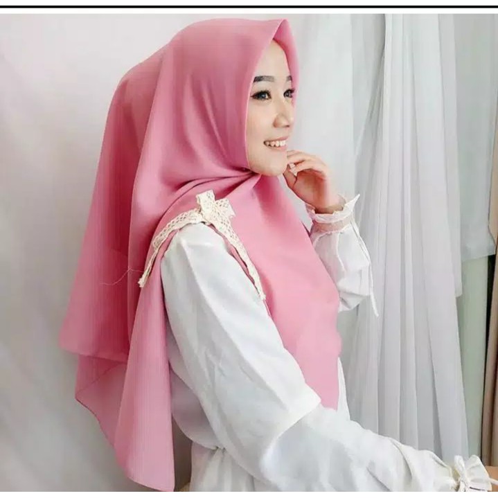 (PROMO) Hijab Instan Segitiga Renda / Jilbab Hijab Vionna instan polycotton Terlaris