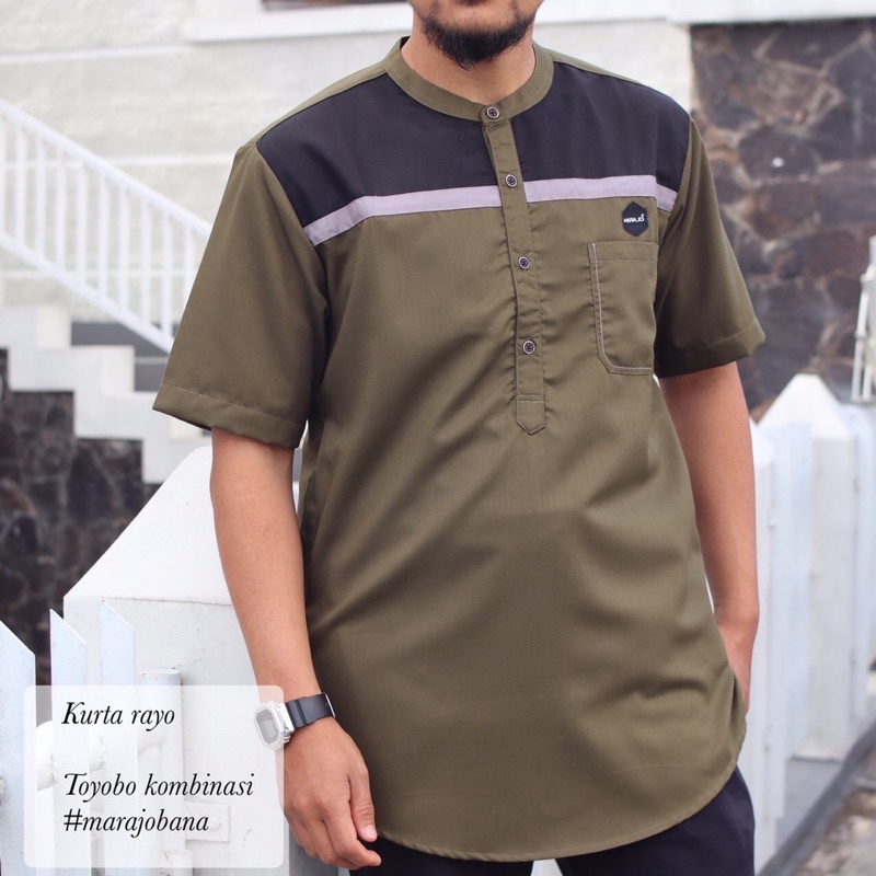 Jual Baju kurta pria rayo/marajo original/kemko/pakaian muslim pria