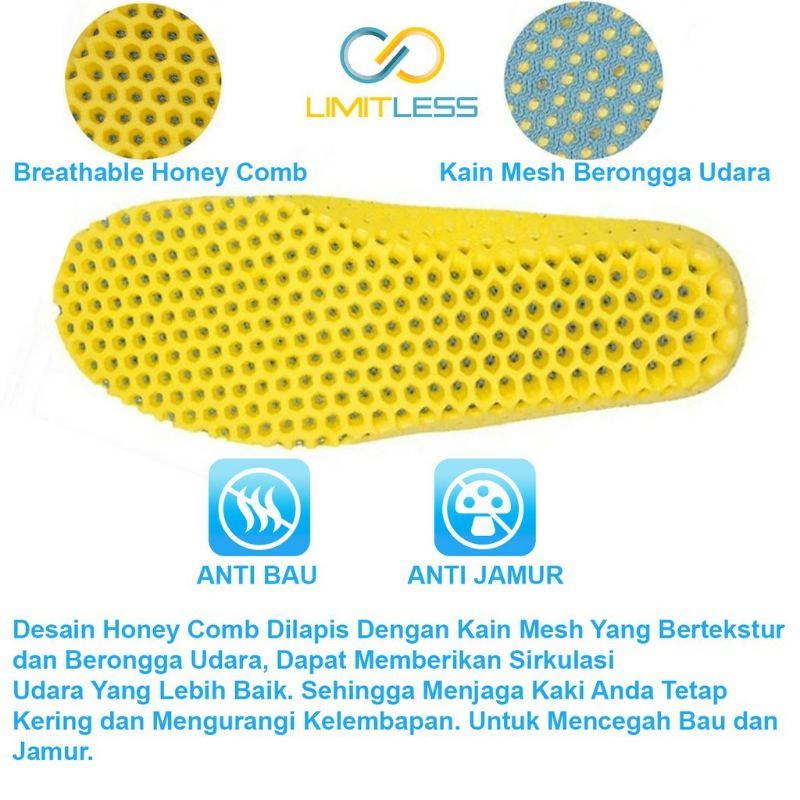 Insole Sepatu EVA Phylon Import Anti Bau Anti Panas Jamur Murah Empuk Nyaman