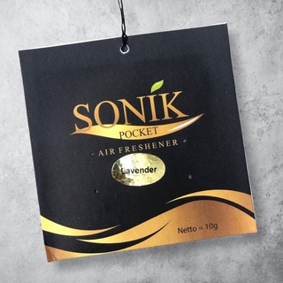 Pewangi Ruangan / Parfum Mobil SONIK Pocket / Air Freshner