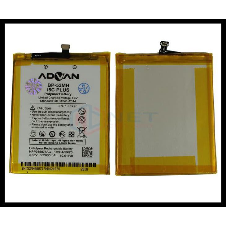 Baterai Advan I5C Plus / Batre Advan I5C Plus / Bp-53Mh