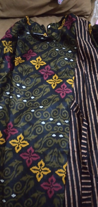 Terlaris Serut Genes Jelita Tunic Navbor Yelbor Whitbor Creambor Tunik Batik Modern Hrb030 Dolbi Dob