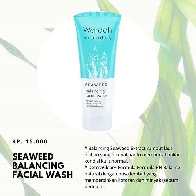 Wardah Seaweed Balancing Facial Wash