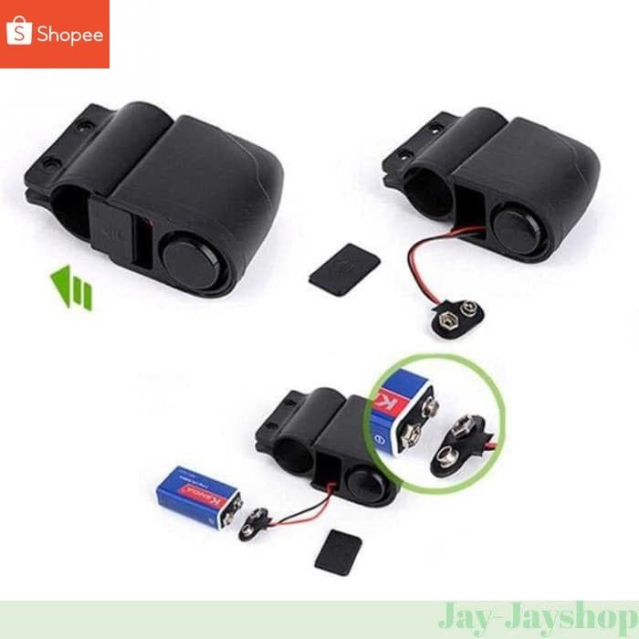 Alarm Sepeda  MOTOR plus Remote Control plus BATERAI TERLARIS