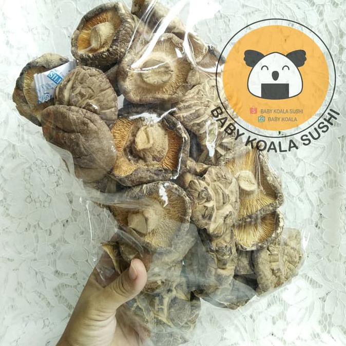 

Promo !! JAMUR SHIITAKE/ HIOKO 250g | Grade 1 Tea Flower Mushroom | XiangGu Terbaru