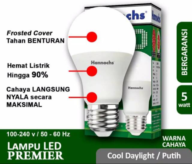 Lampu Led Hannochs Premier 5 watt 5w