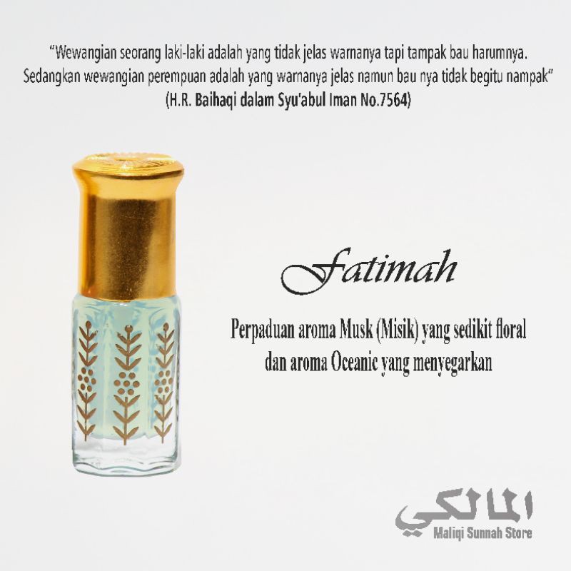 Misk Fatimah 3ml Original Saudi