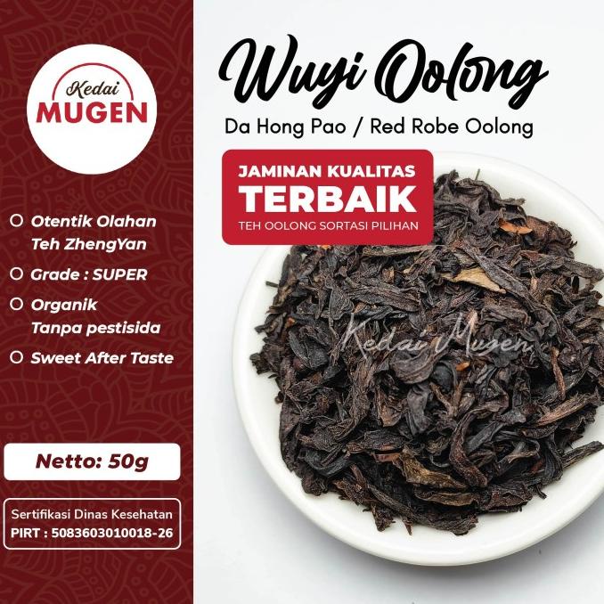 

[COD] Chinese Tea Da Hong Pao | Wuyi Red Robe Oolong | Teh Oolong Wuyi 50g [COD]