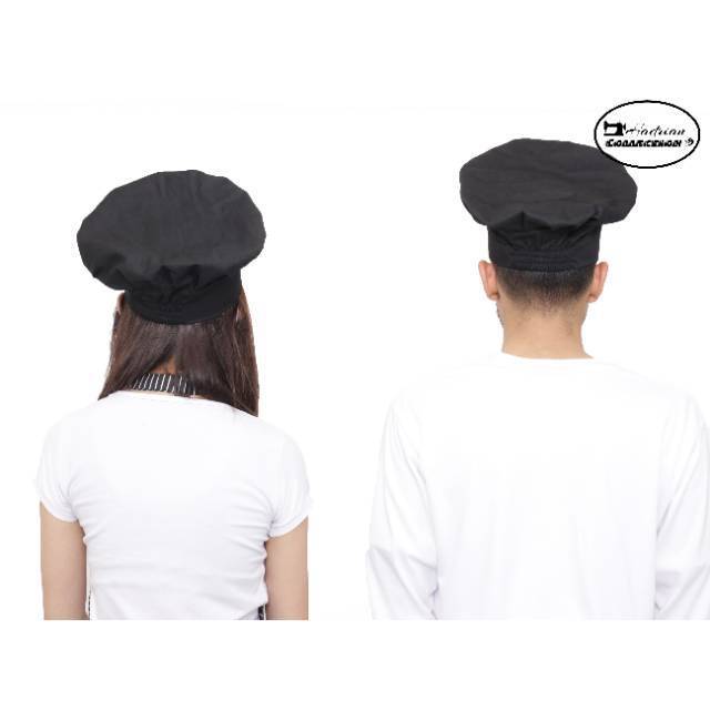 Topi koki anak dan dewasa,Topi chef,topi koki Hitam,topi masak,hat chef