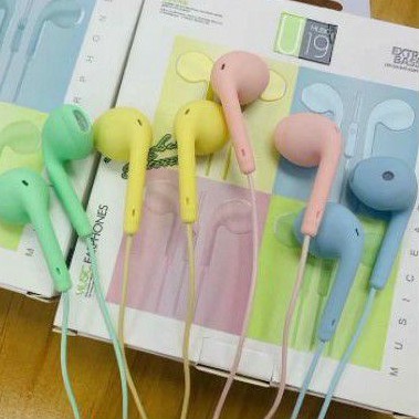 Handsfree Headset Earphone Macaron U19 DOVE