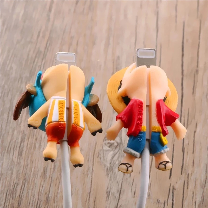 Usb Charging Data Cord Protector Cable Bite Cosplay Pelindung Case Aksesori Anime Ponsel Kawaii Silikon