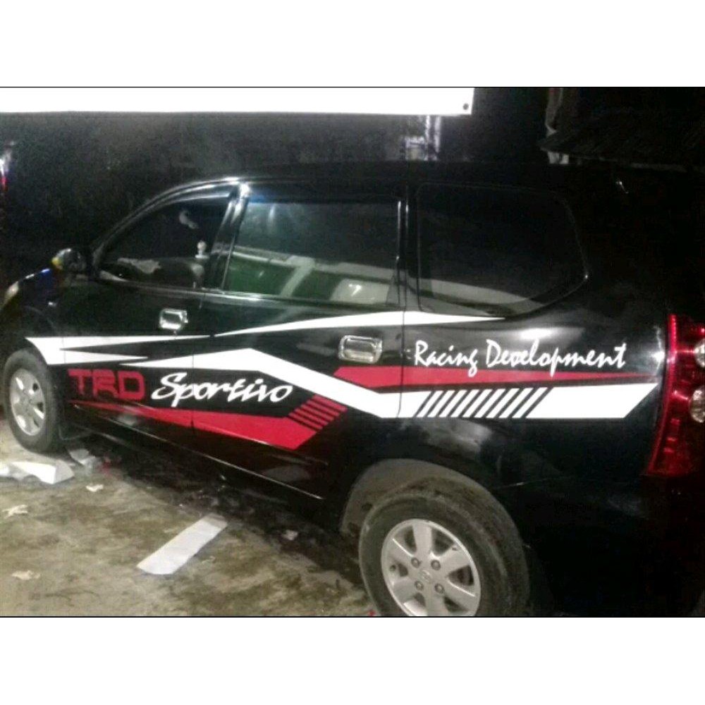 Cutting Sticker Striping Mobil Racing Mpv Xenia Avanza Grand Livina Nissan Toyota Daihatsu Honda Shopee Indonesia