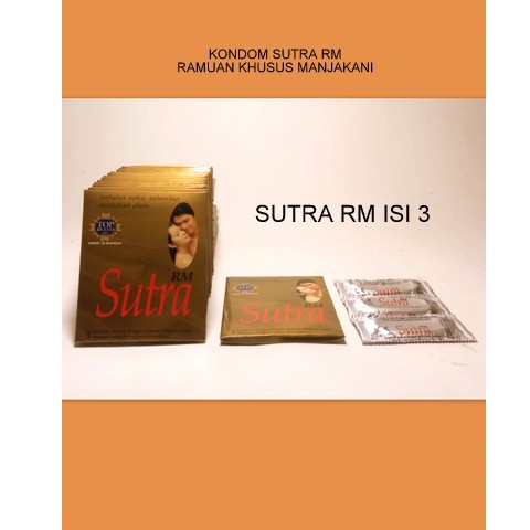 SUTRA KONDOM RM RAMUAN MAJAKANI ISI 3 Pcs | Shopee Indonesia