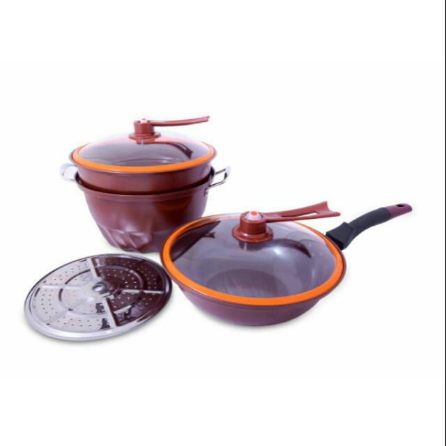 Ceramic fiorenza 6 pcs cookware set