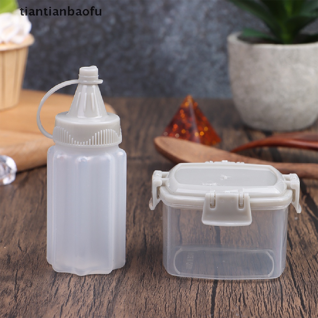 1 Set Botol Bumbu Saus Mini Model Remas