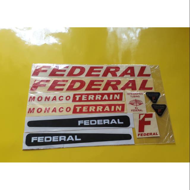 

stiker federal monaco terrain