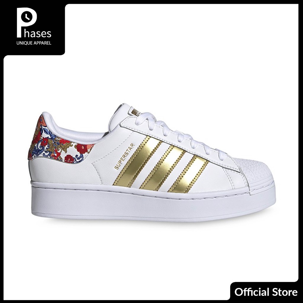 Adidas Superstar White Gold Bold Original