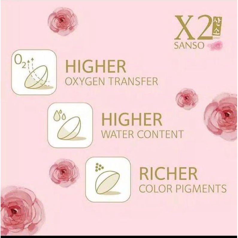 SOFTLENS X2 SANSO COLORS BY X2 NORMAL ONLY